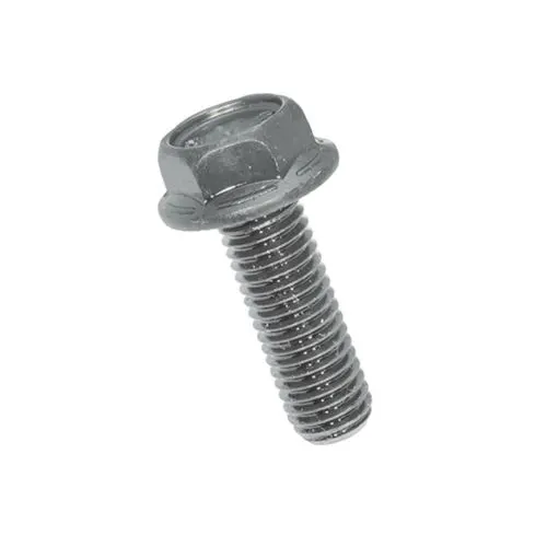Hex head Verbus Ripp screw with special locking ribs to ensure proper locking even on sensitive surfaces.