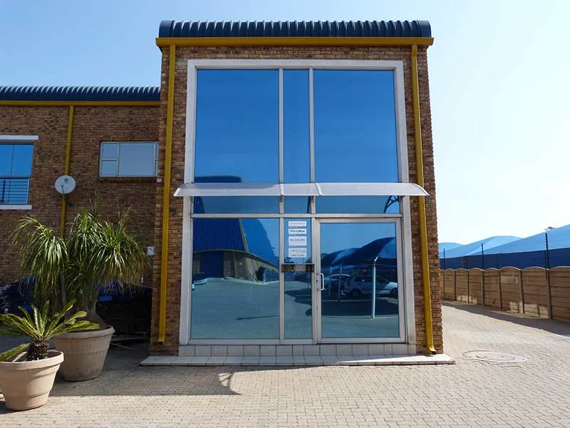 Front view of the Bossard South Africa office in Kempton Park